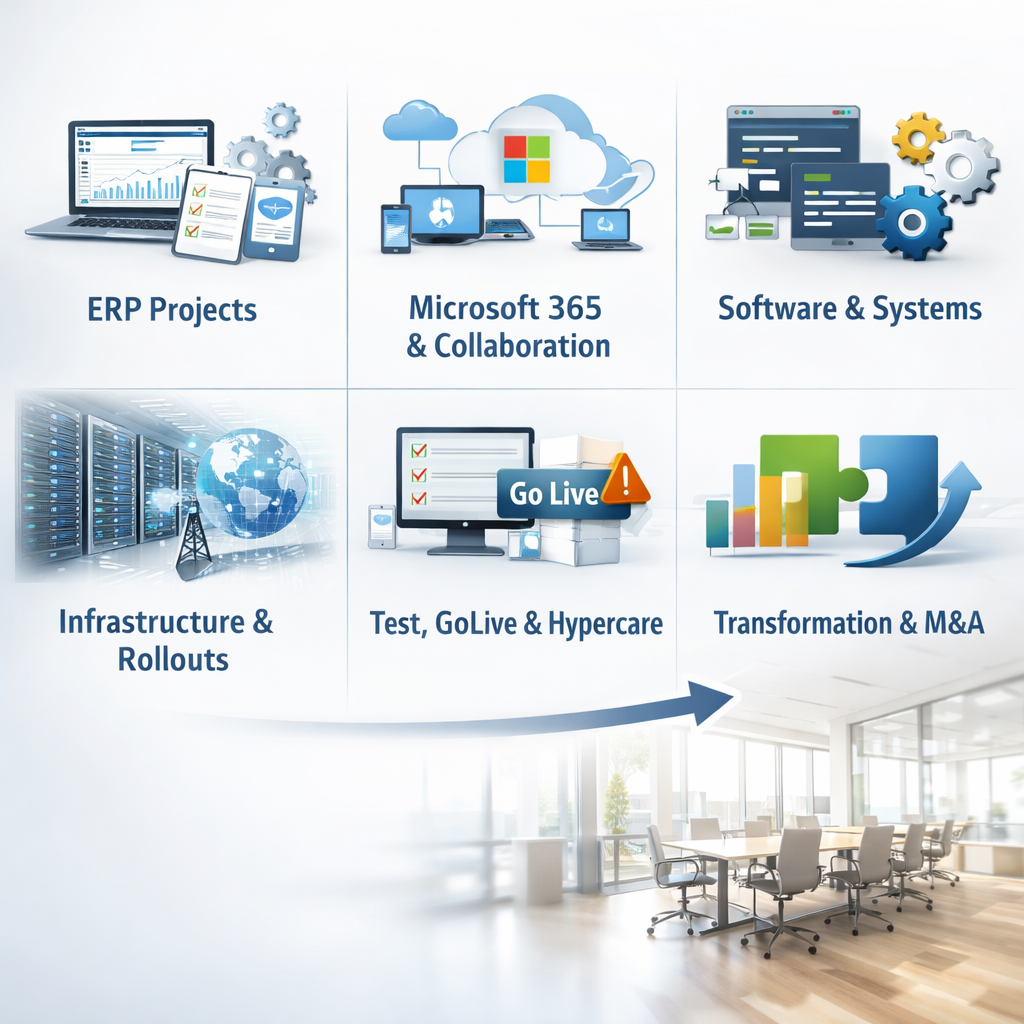 Projektarten und Einsatzfelder